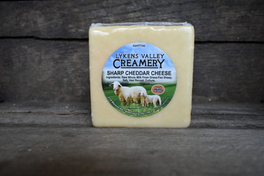 ingredient list of sharp cheddar sheep cheese