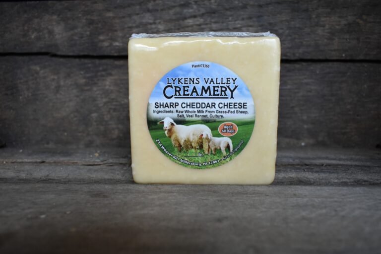 ingredient list of sharp cheddar sheep cheese