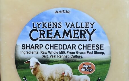 ingredient list of sharp cheddar sheep cheese